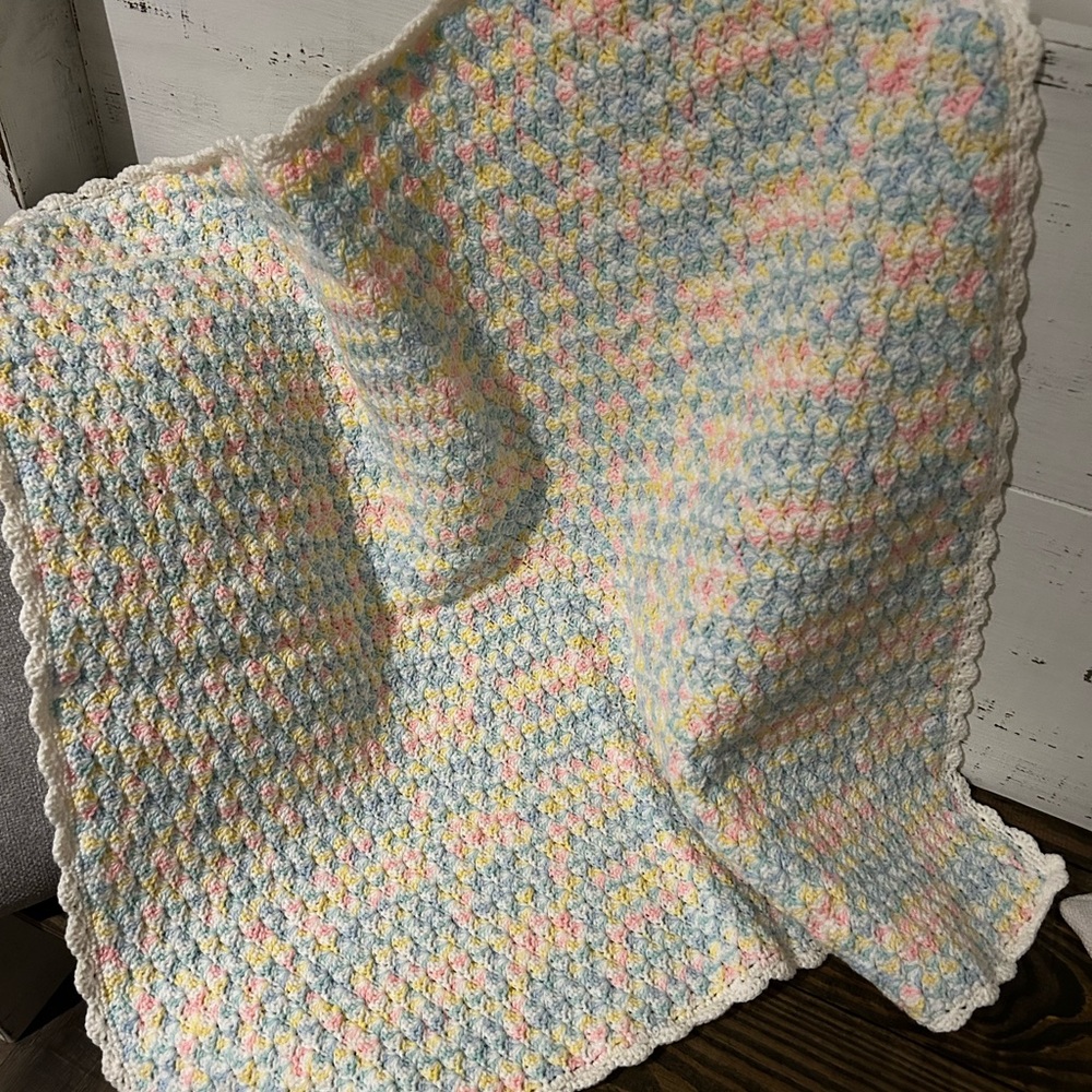 Handmade Crochet Baby Afghan